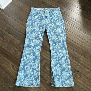 Gap love shack fancy collaboration 70s flare high rise size 31 jeans sold out